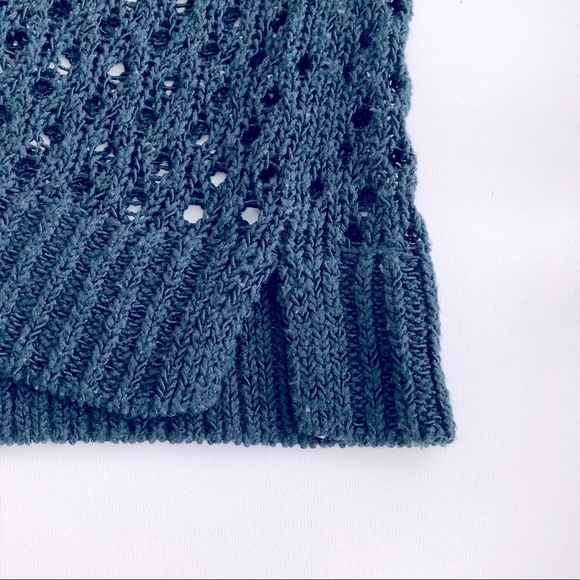 Navy Blue Knit Sweater, Size XS - Picture 3 of 3